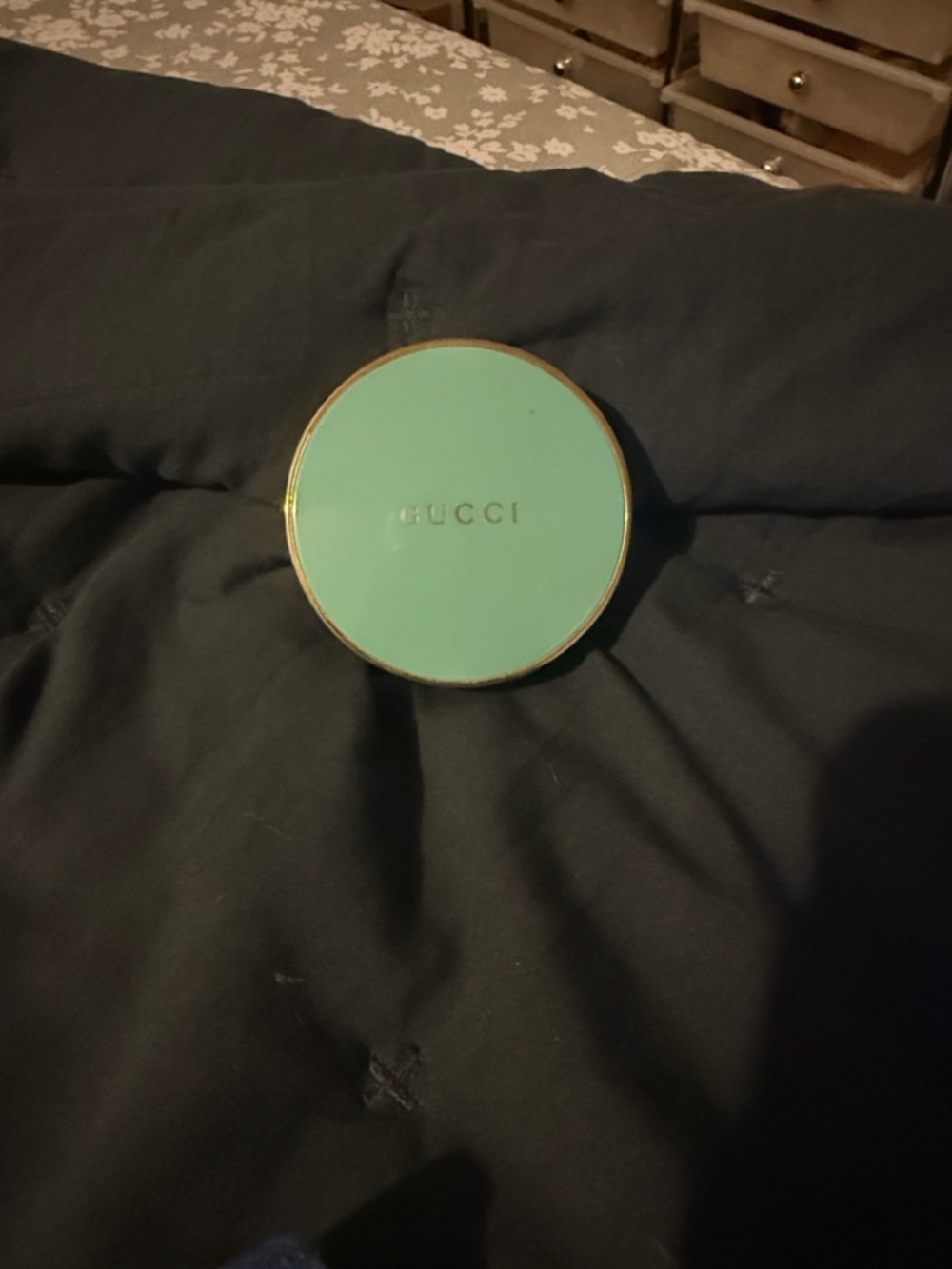 Gucci Bronzer Compact with Gold Edge